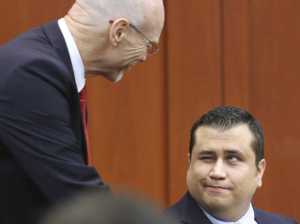 George Zimmerman and his attorney.