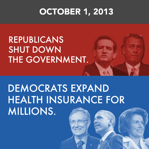 Americans Will Remember October 1, 2013 for Two Good Reasons