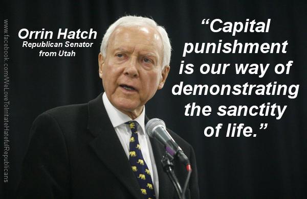 Hatch on Capital Punishment