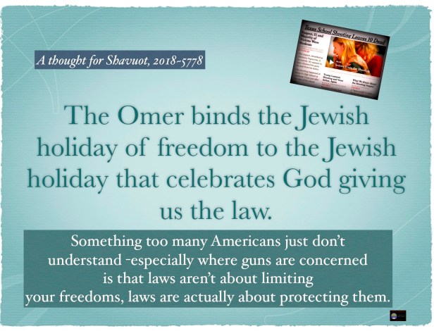 The omer and freedom