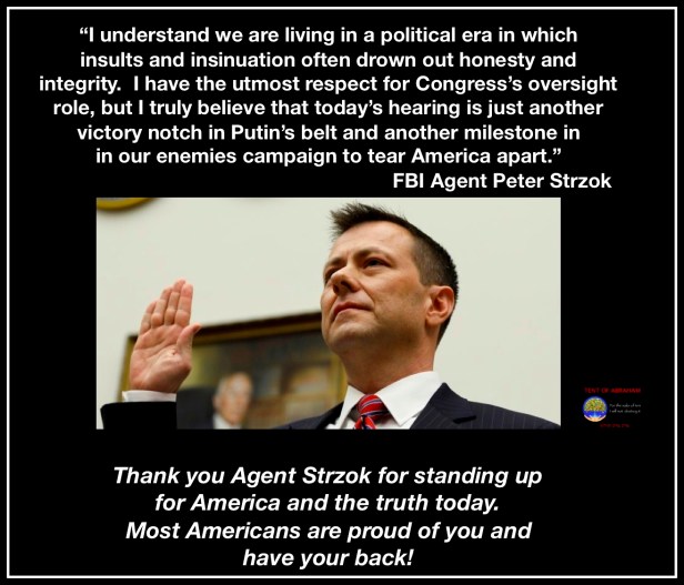 thank you agent Strzok