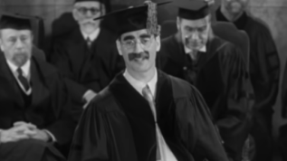 Groucho-as-Professor